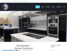 Tablet Screenshot of nicobuilders.com